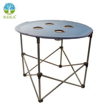 round folding camping table