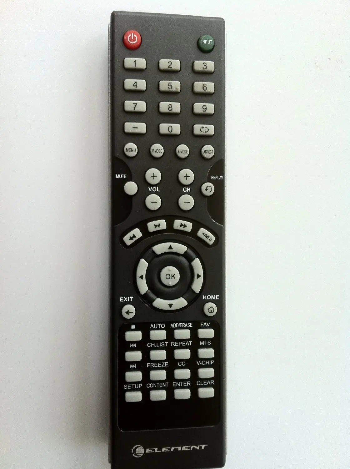 Get Quotations · Brand New ELEMENT ROKU Ready TV Remote control for ELEMENT  ELEFT406 ELEFT466 ELEFT502 TV--