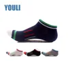 Wholesale men fashionable jacquard custom sport compression socks ankle