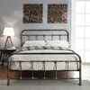 Industrial antique copper bronze color metal bed