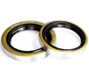 Metal Cased Nitrile Rubber Double Lip Rotary Shaft Oil Seal With Garter Spring TB Style