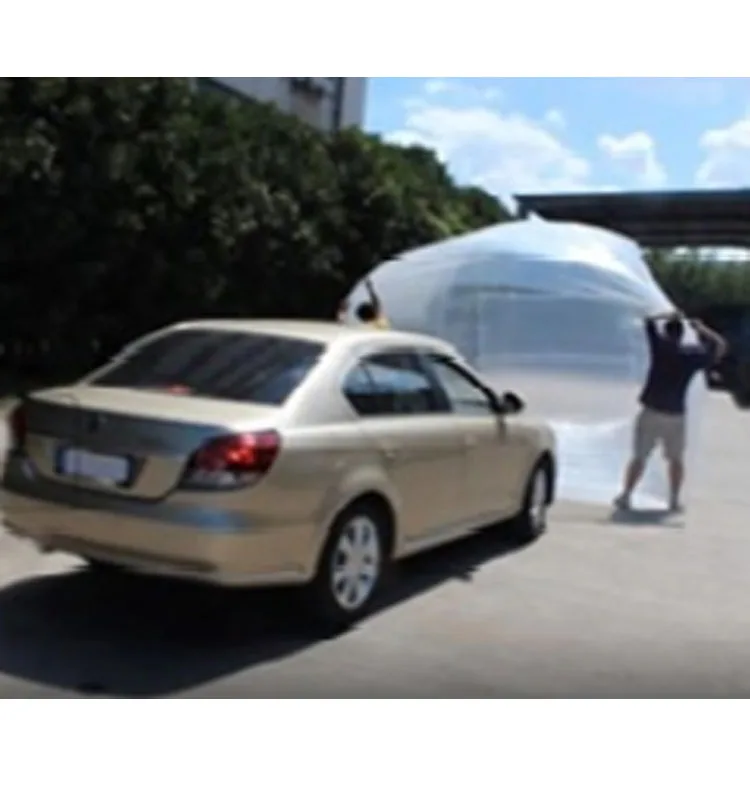 floding garage flood proof pe tarpaulin car bag cover made in china
