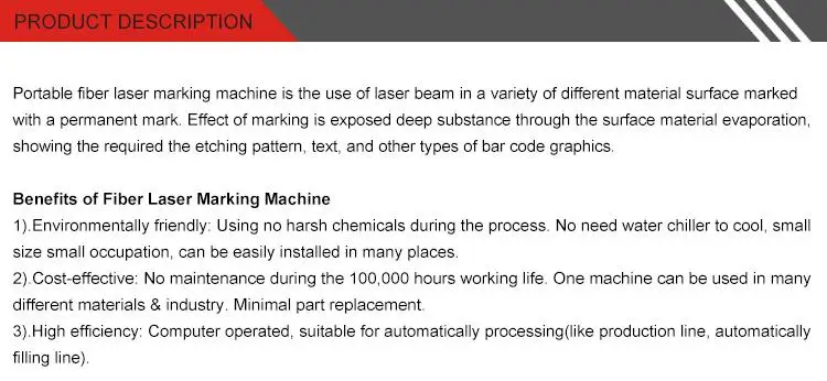 TSF C Mini 20W 30W Fiber Laser Marking Machine For Metal Copper Staness Steel