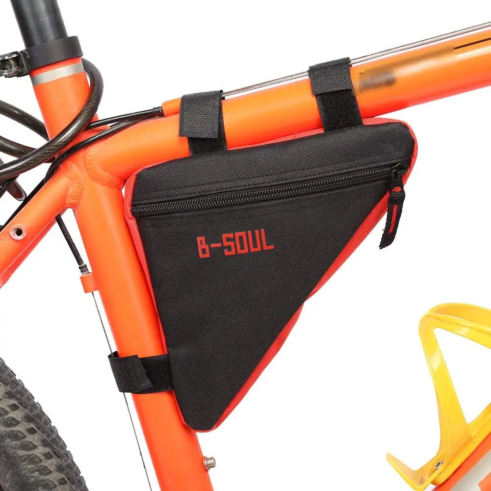 Outdoor Cycling Bicycle Bike Triangle Bag Front Saddle Bag Top Tube Frame Pouch Cell Phone Bag Useful and Practical
