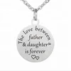 Yiwu Aceon Stainless Steel Inspirit Statement Father Daughter Pendant