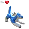 Huge blue aaron inflatable dragon