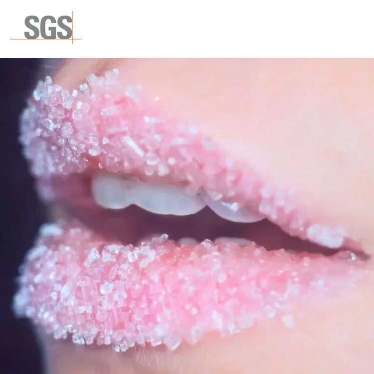 Private label fresh handmade cosmetics lip scrub pink natural lip scrub