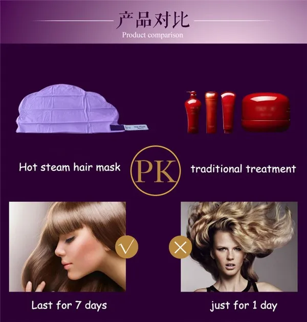 Organic Argan Oil Steaming Hair Mask For Hair Treatment