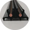 Customized PC extruded profile insert copper LED light plastic guide rail