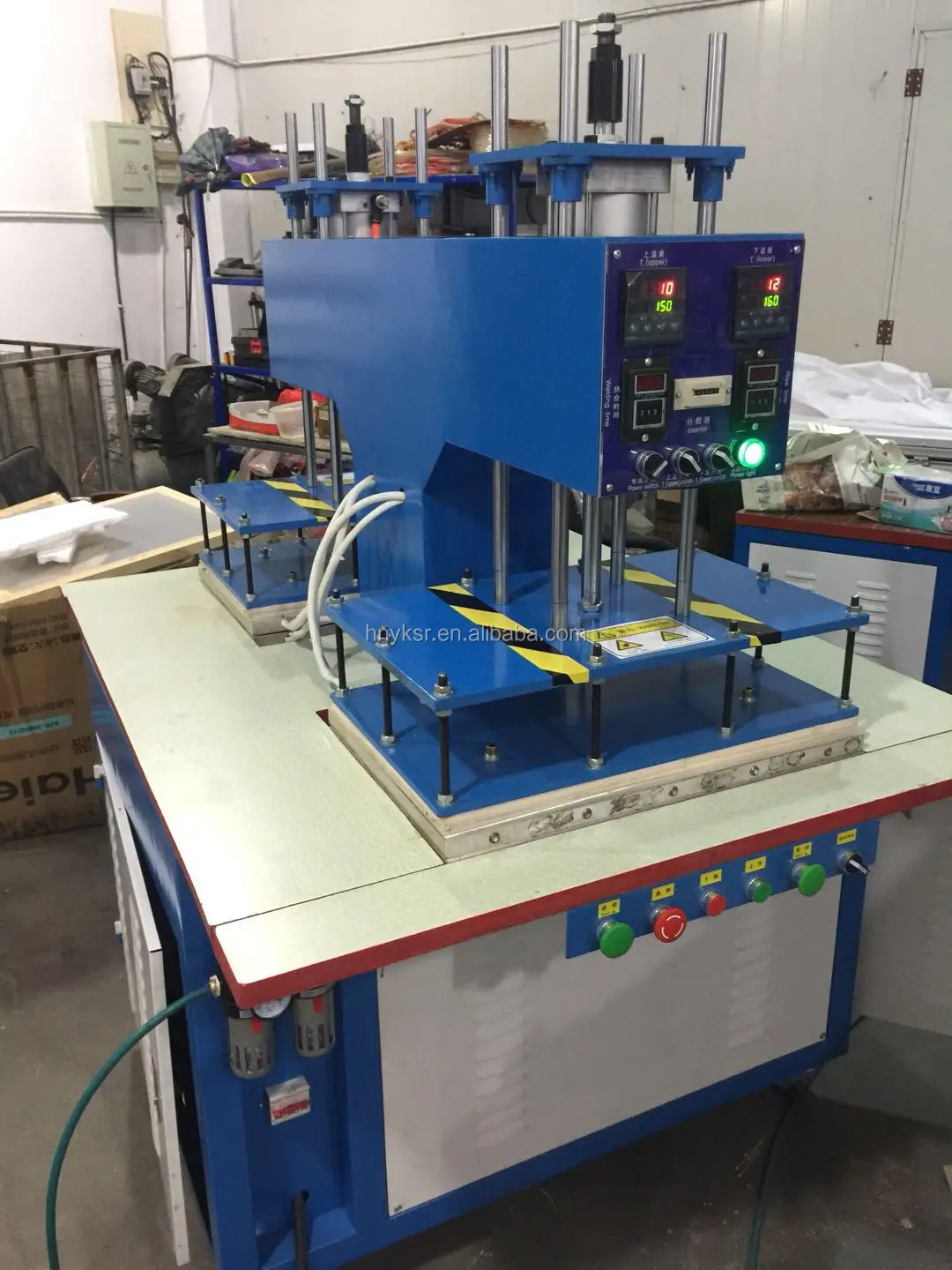 Automatic Hydraulic Silicone Emboss Print Clothes Tshirt Textile