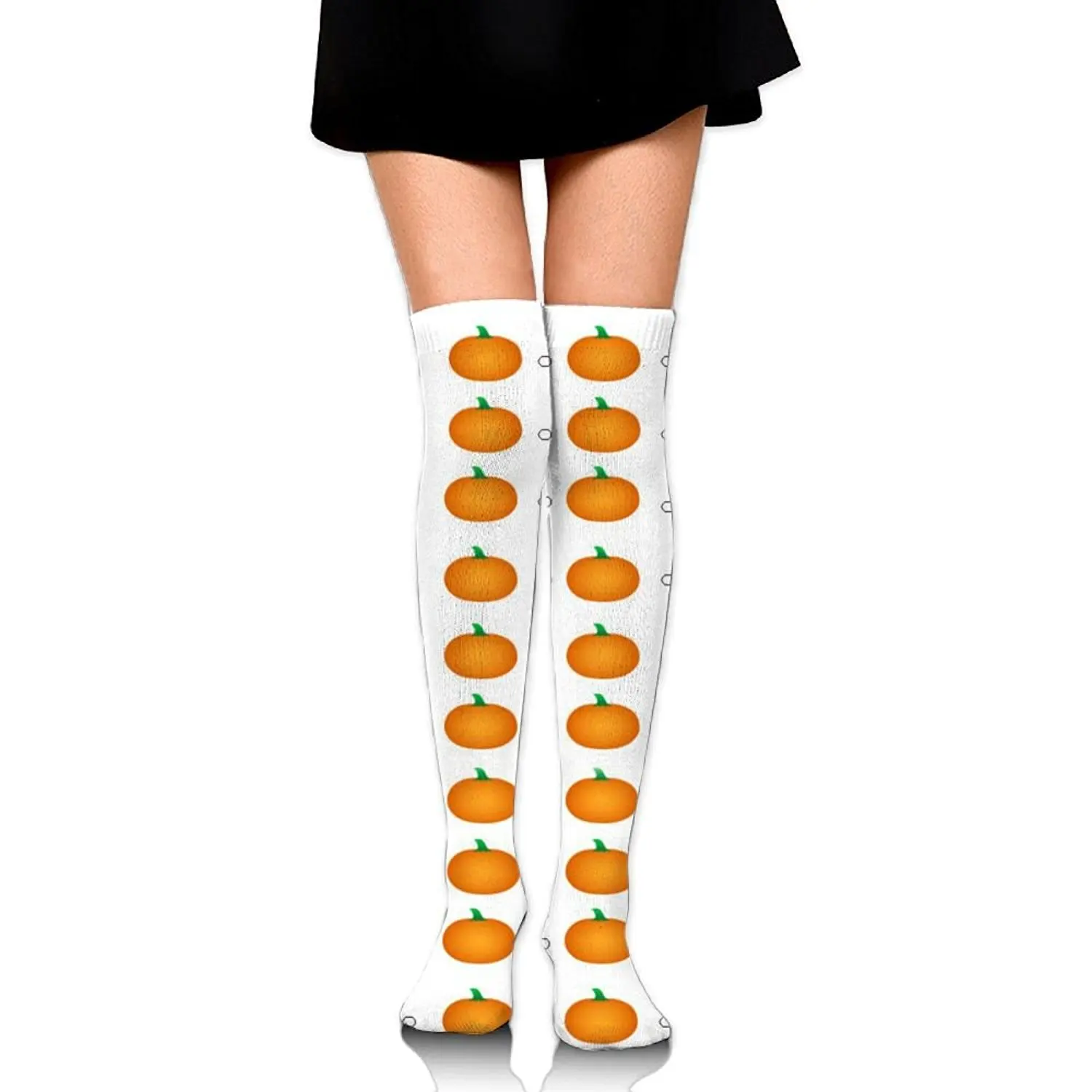 Zaqxsw Pumpkin Vegetables Women Vintage Thigh High Socks Long Socks For Girls