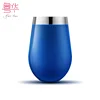 Stainless Steel 12 oz Double Walled Insulated Unbreakable wine Tumbler with Lid