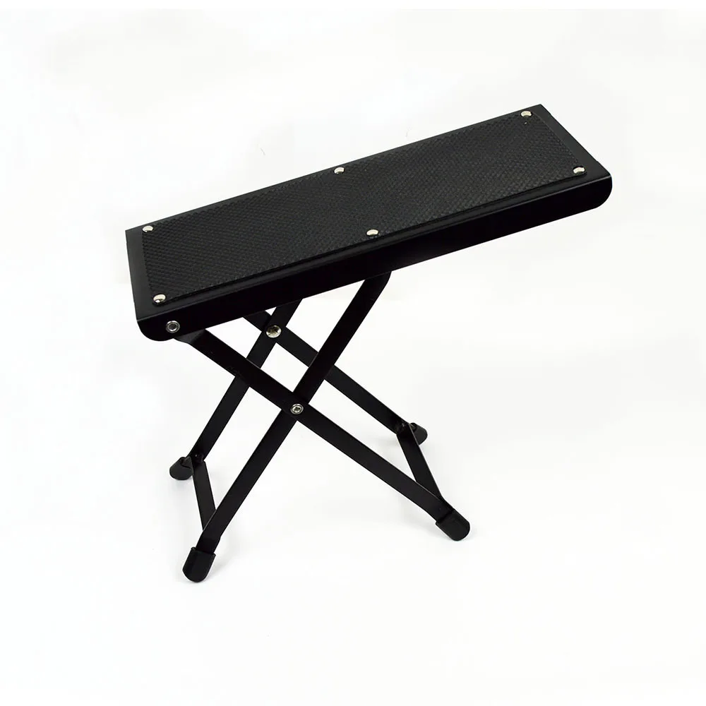 Nonslip Rubber Pad Guitar Foot Rest Made Of Solid Iron,Provides Six