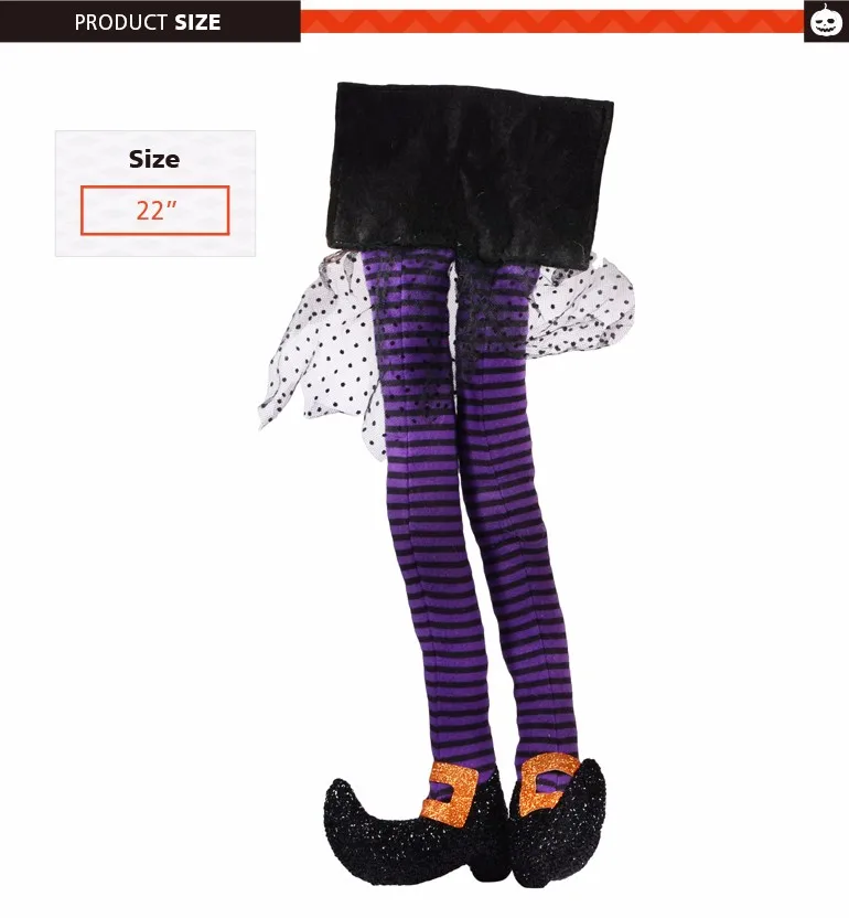 stuffed witch legs