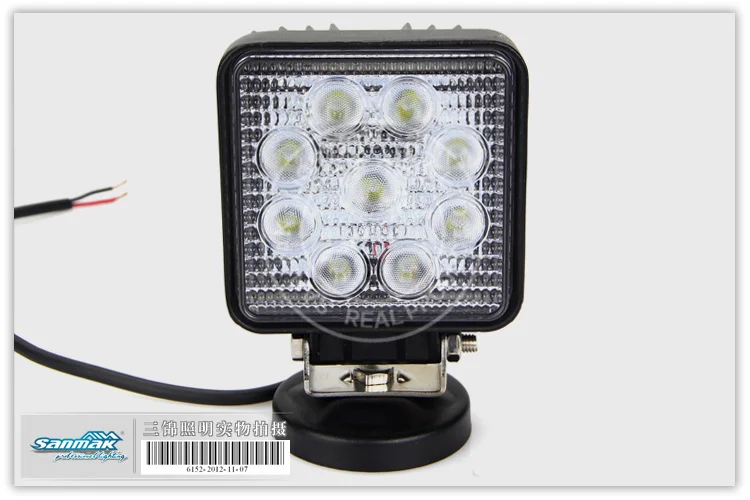 4 Inch 27W 12V LED Work Light For Car,SUV,Tractor