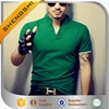Sublimated wholesale street wear, tshirts bulk plain no button polo shirt
