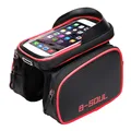 New Cycling Bike Front Frame Bag Tube Pannier Double Pouch for Cellphone Bicycle Accessories Riding Bag