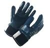 NMSAFETY blue nitrile heavy duty rubber gloves easy work