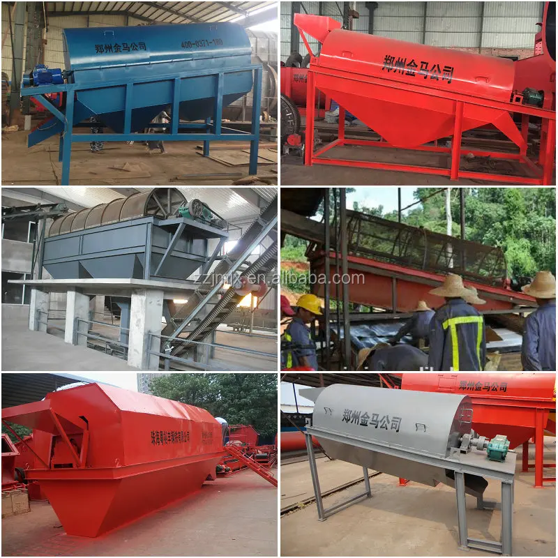 Automatic Drum Sand Sieve Machine High Quality And Low Dust With Ce Iso