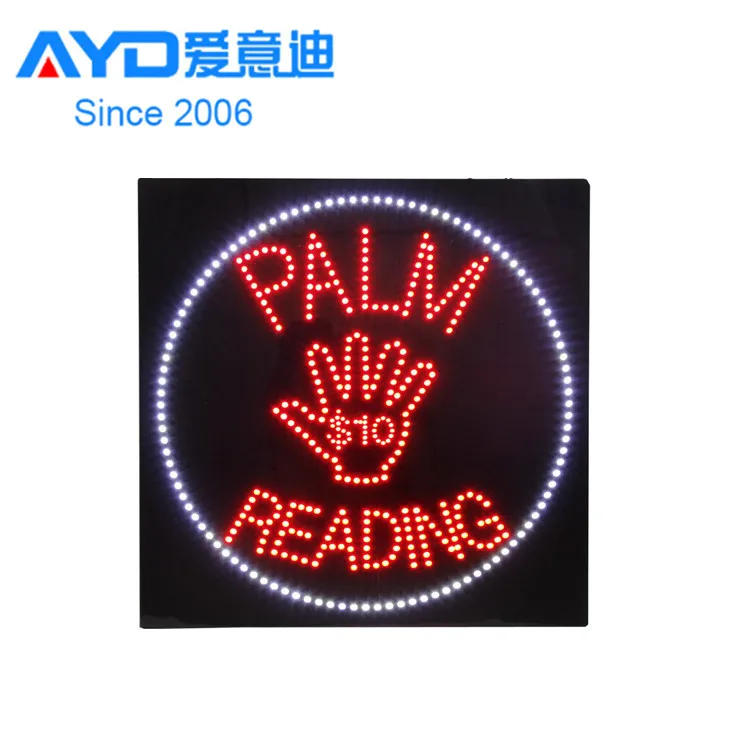High Brightness Blink Advertising Psychic Reader Shop LED Open Signs