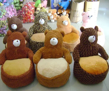 stuffed bear chair