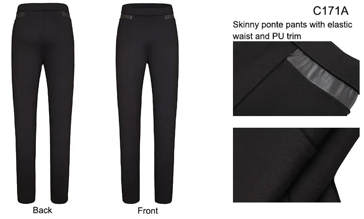 black work pants women's plus size