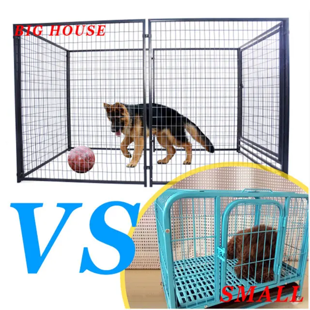 5ft*10ft*6ft Friendly Durable Steel Animal Dog Run Pen Cage /metal