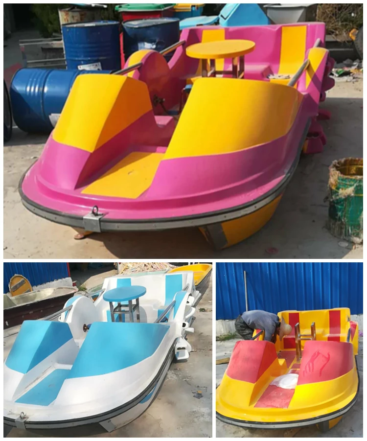 High Quality Big Quadruple Pedal Boat Propeller Boats Multiple Colors