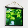 40 Inch Portable Mini Foldable Table Projection Screen, Tabletop Desktop Roll-up / Pull up Projector Presentation Screen