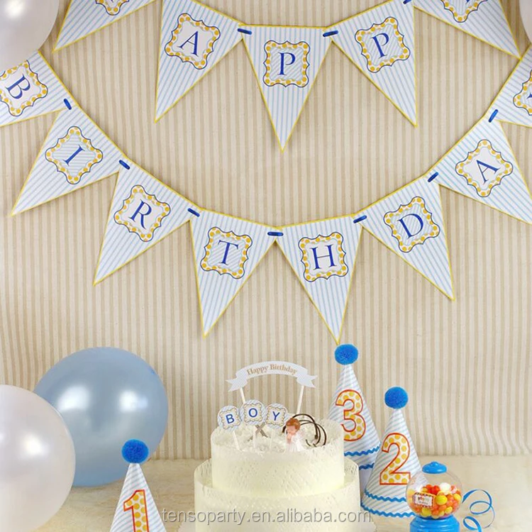 Custom Party Decoration Happy Birthday Banner - Buy Happy Birthday