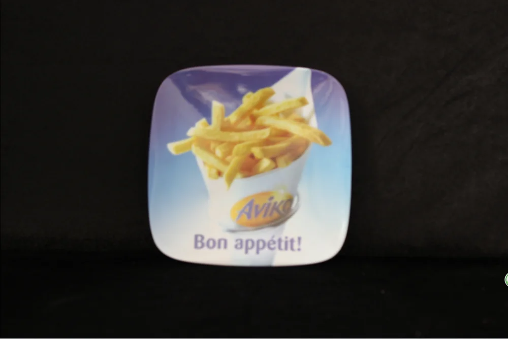 100%melamine french fries plate