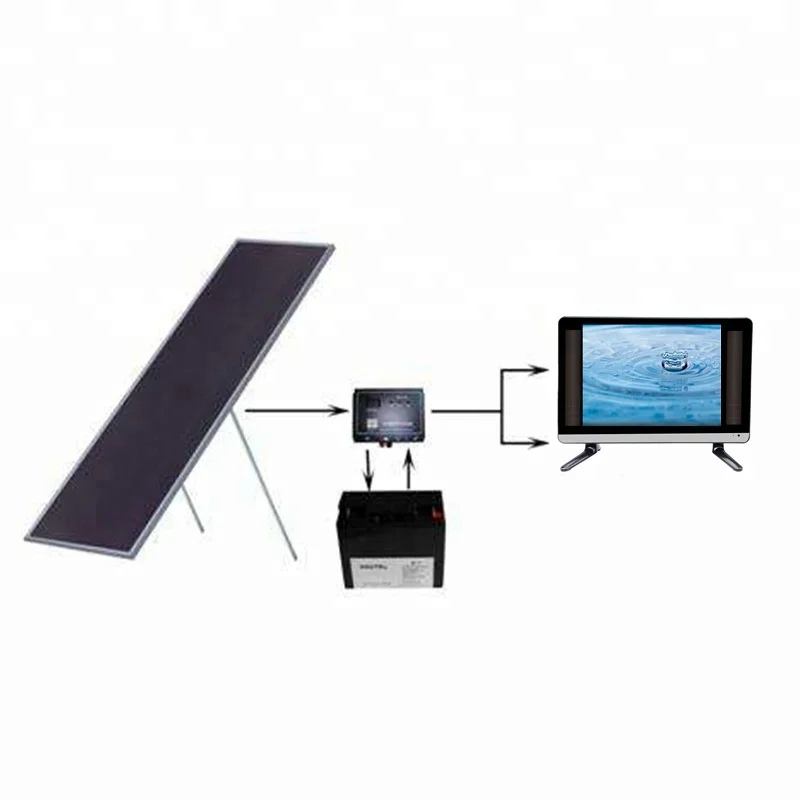 Faible consommation 12 Volts DC lcd Tv 23 19 21 Pouce LED Tv moniteur