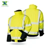 high quality safety working jacket reflective men jacket in winter wholesale polyester safety jacket