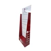 3 Tiers Tooth Brush Hook Display,Supermarket Hook Floor Corrugated Cardboard Display,Cardboard Shelf Rack