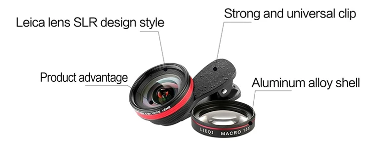 External Mobile Camera Lens Kit Clip On Lenses For Android Phones - Buy ...