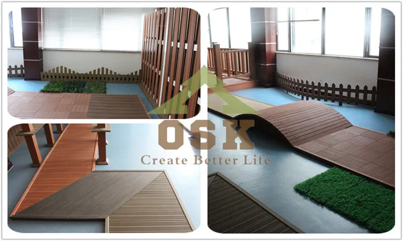 China free sample outdoor wpc garden house wpc garden fence furniture with great price