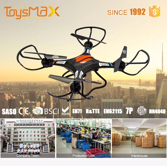 Credible Quality Free Sample 3D Quadrocopter 2.4 Ghz Camera Ufo Rc Model Large Size