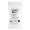 Hypoallergenic and lint free medical cotton balls for surgical operations
