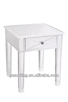 mirrored lamp table