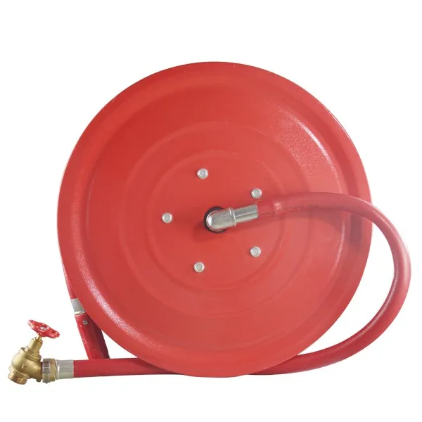 Fire Hose Reel with Valve and Nozzle