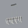 2019 New Design linear led hanging light in Stock 3500K Modern aluminium Chandelier Pendant Lamp RT6104-9A