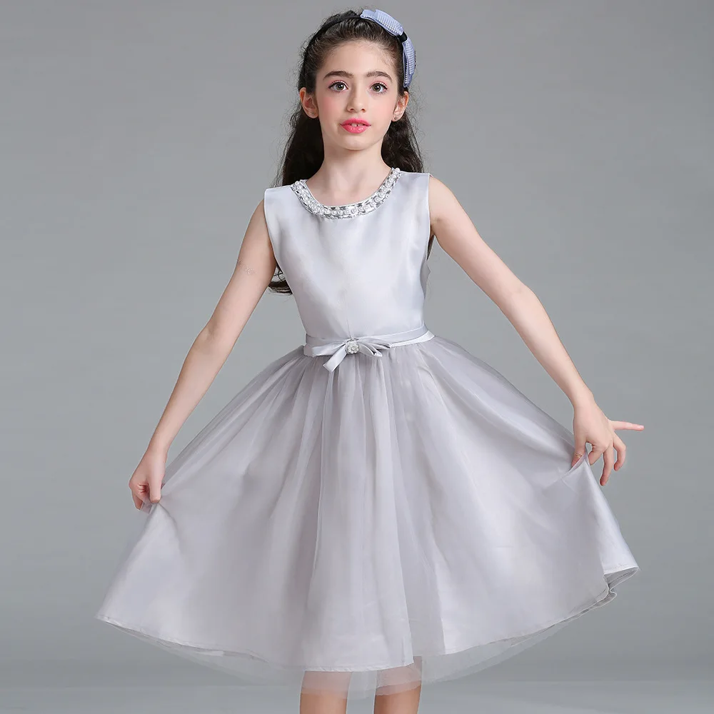 2017 Baby Girl Party Dress Children Frocks Designs Flower Girl Dresses