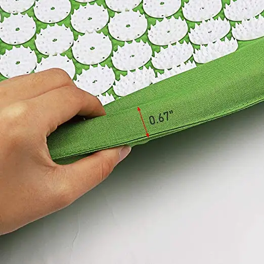 Timecreate High Quality Acupressure Massage Shakti Mat Best Back Pain Relief Acupressure Mat And Pillow Set