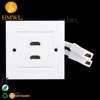 2 port Video HDMI Pigtail Cable UK 86x86 type Wall Faceplate