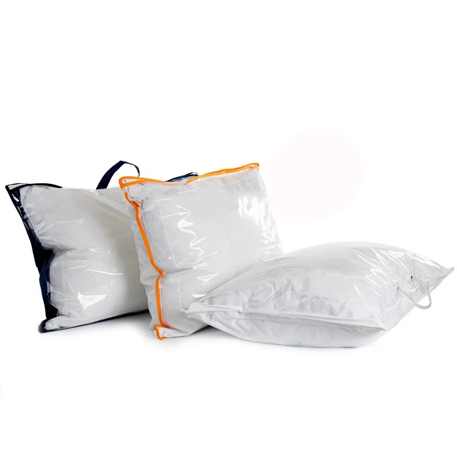 Homewares Plastic Clear Duvet Blanket Beddings Storage Bags For Pillow Packaging With Zipper ...