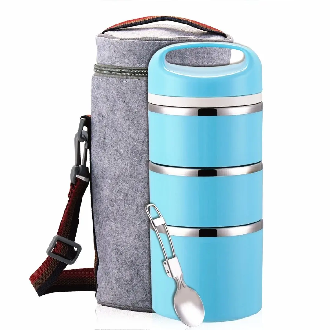 flat thermos lunch box