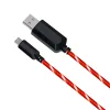 high quality New products Micro RED LED Flowing Light USB cable