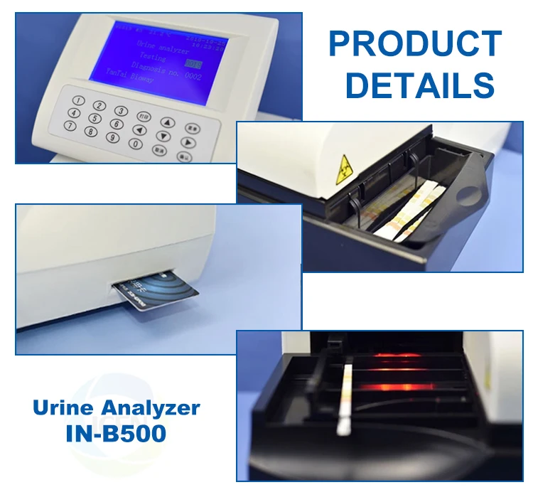 Inb500 Medical Equipment Semi Automatic Urine Analyzer Urinalysis
