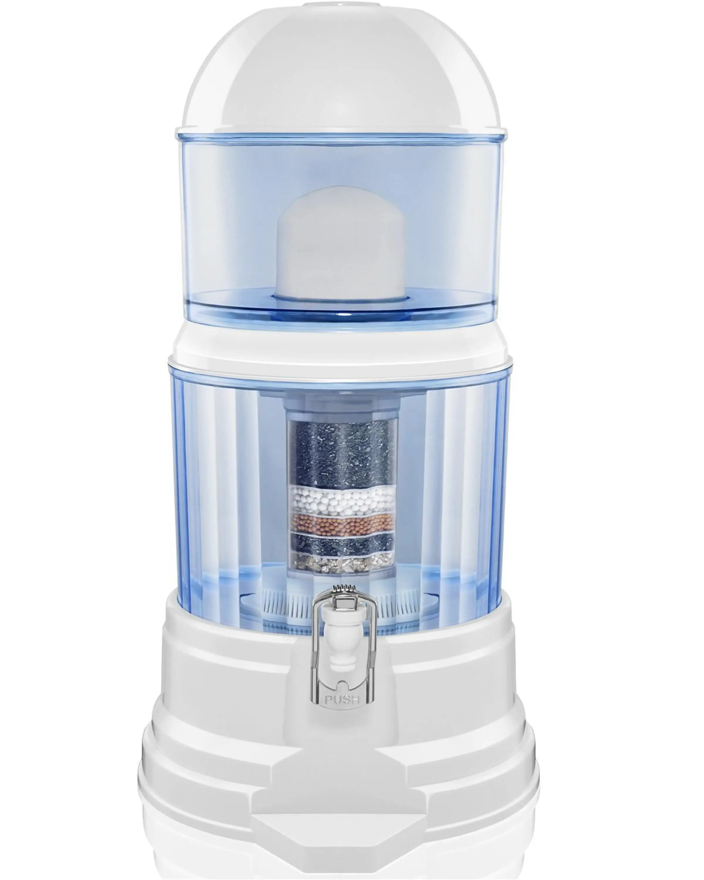 Water Filter Dispenser 64cup Large 4gallon Countertop Filter System