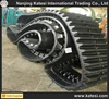 2017 china supplier agriculture undercarriage parts triangle rubber track wheel for small mower